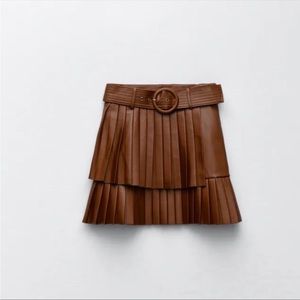 Zara Brown mini skirt